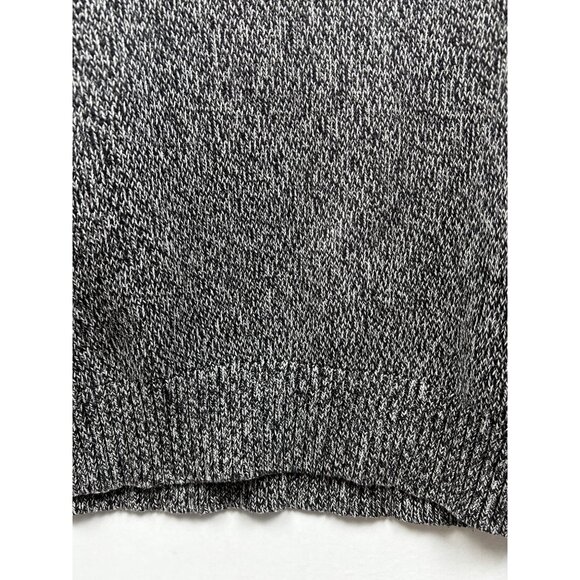 Lands End Drifter Sweater Mens XXL Gray Marled Cotton Fisherman-Inspired Knit - Picture 6 of 6